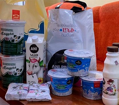 50 families from Shirak region received food